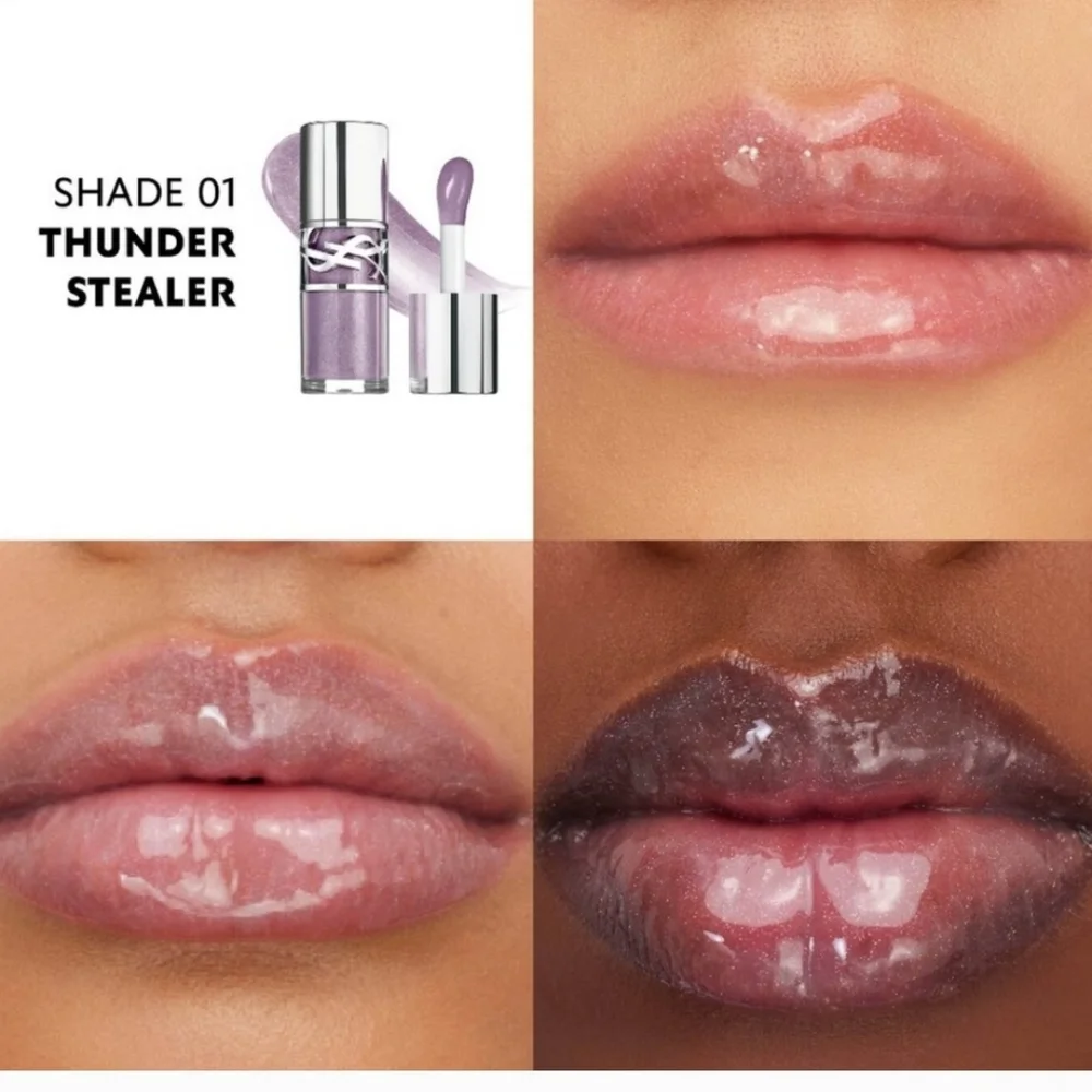 Yves Saint Laurent Love Shine Plumping Lip Oil Gloss - Purple